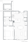 Lake Boone 1BR floor plan